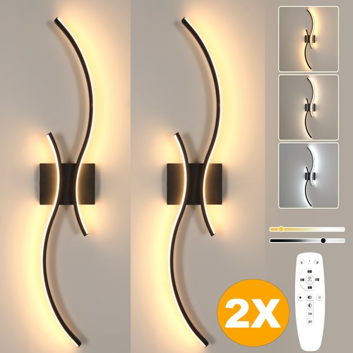 2stk led wandleuchte dimmbar - 2stk,