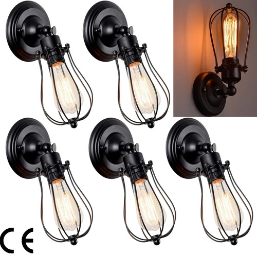 Retro vintage wandleuchte - retro,