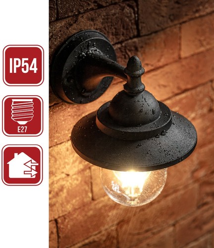 Wandlampe außen e27 klassisch - wandlampe,