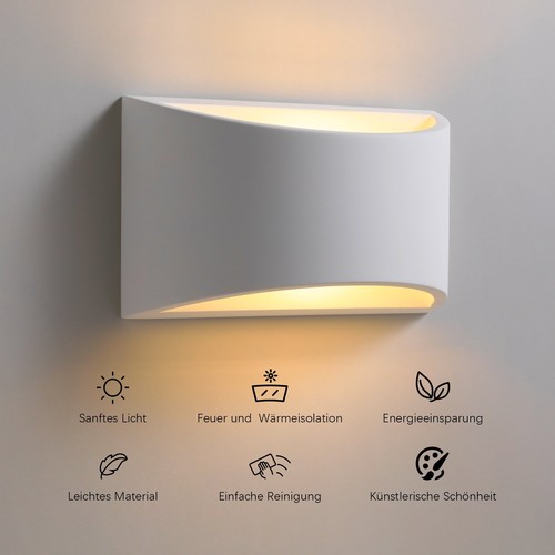 Led gips wandleuchte - gips,