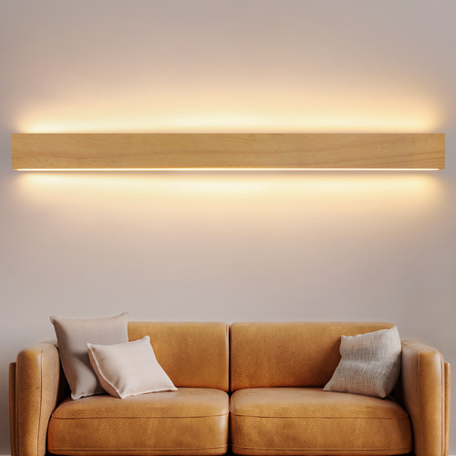Led wandleuchte wandlampe holz - wandleuchte,