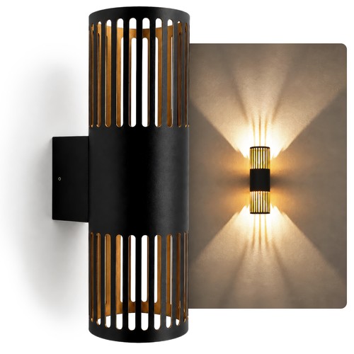 Led wandlampe ratisa warmweiß - led,