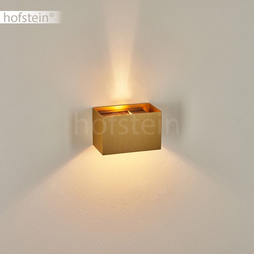 Wand leuchte gold eckig - wand,