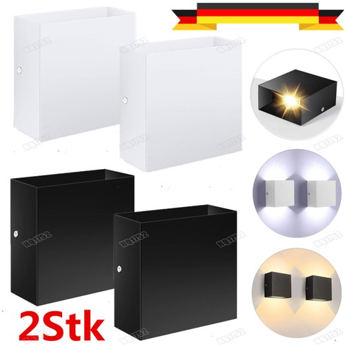 Led wandleuchte innen lampe - 2x,