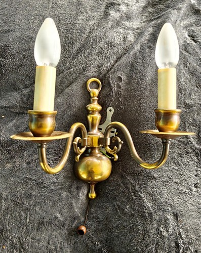 Klassische wandlampe messing - klassische,