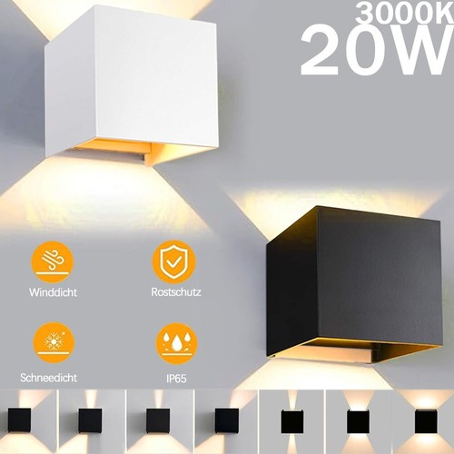 Wandlampe cube würfel led - wandlampe,
