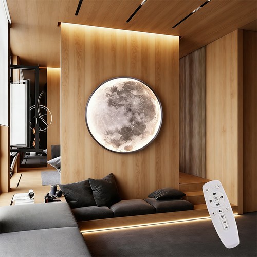 Mond wandlampe art - wandlampe, deco