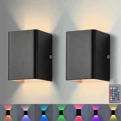 Rgb wandlampe cube - rgb,