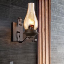 Industriell Retro Wandlampe