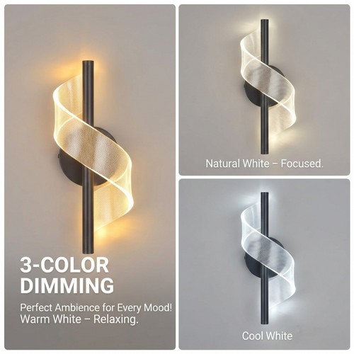 Moderne led wandleuchte - led,