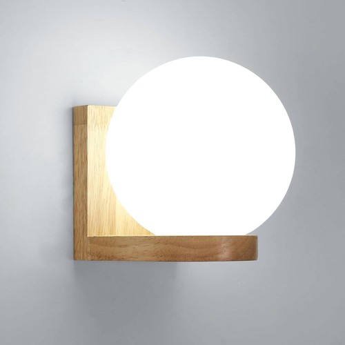 Wandlampe innen holz e27 - innen,